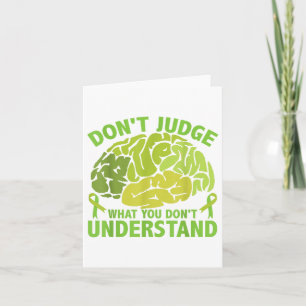 Green Ribbon Mental Health Awareness Karte