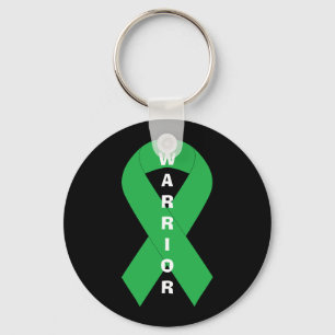 Green Ribbon Mental Health Awareness Warrior Schlüsselanhänger
