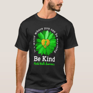 Green Ribbon Sonnenblumen sind ein nettes Mental H T-Shirt