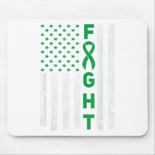 Green Ribbon Warrior & amp; Unterstützer - Mental Mousepad