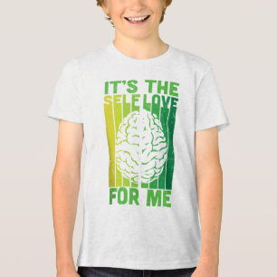 Green Ribbon Warrior & amp; Unterstützer - Mental  Tri-Blend Shirt