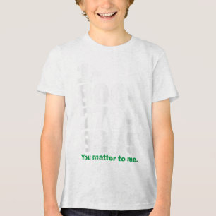 Green Ribbon Warrior & amp; Unterstützer - Mental Tri-Blend Shirt