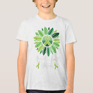 Green Ribbon Warrior & amp; Unterstützer - Mental Tri-Blend Shirt