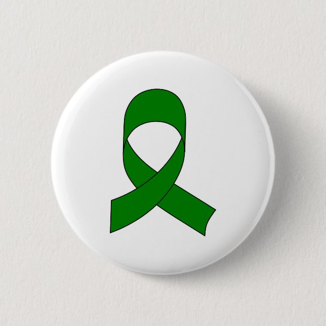 Green Ribbon Zeichnend Button (Vorderseite)