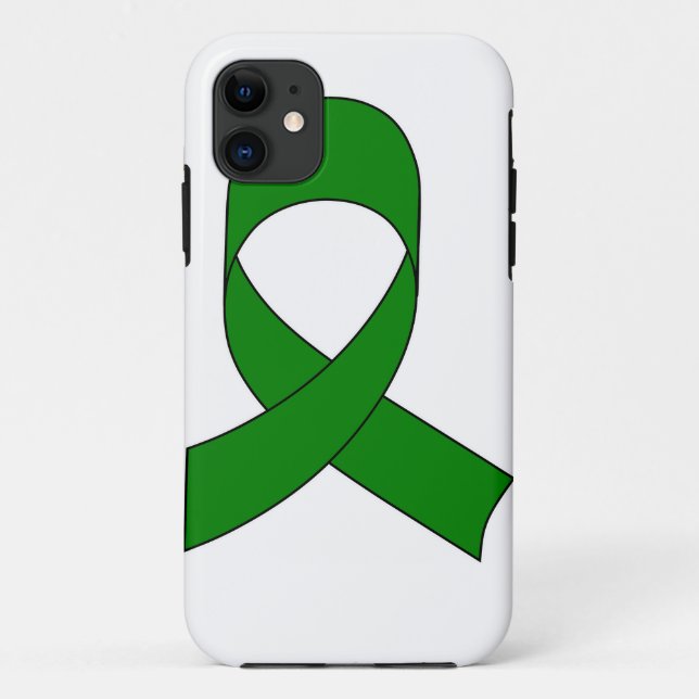 Green Ribbon Zeichnend Case-Mate iPhone Hülle (Rückseite)