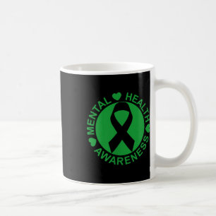 Green Ribbon zur Sensibilisierung für psychische G Kaffeetasse
