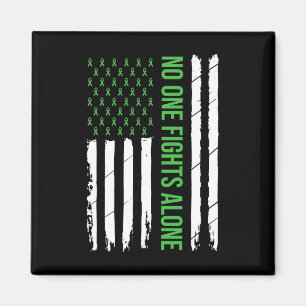 Green Ribbon zur Sensibilisierung für psychische G Magnet