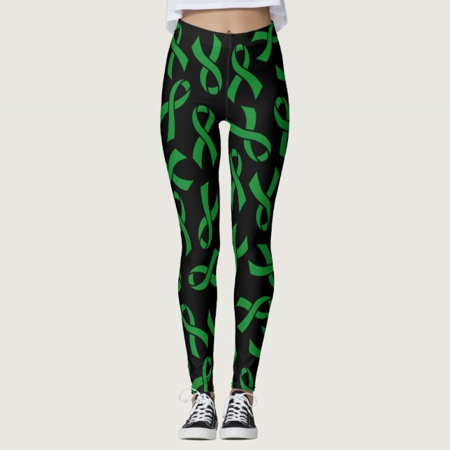 Green Ribbons.. C Diff Leggings (Vorderseite)