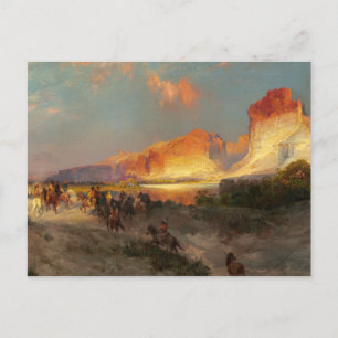 Green River Cliffs, Wyoming Postkarte