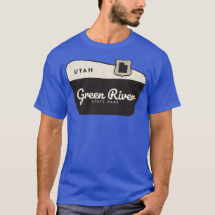 Green River Staat Park Utah Begrüßungszeichen T-Shirt