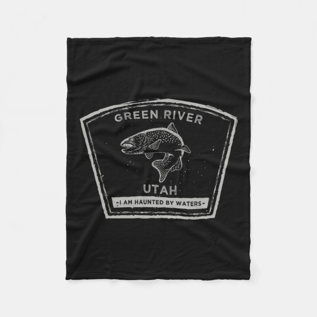 Green River Utah Fly Fishing Fleecedecke (Vorderseite)