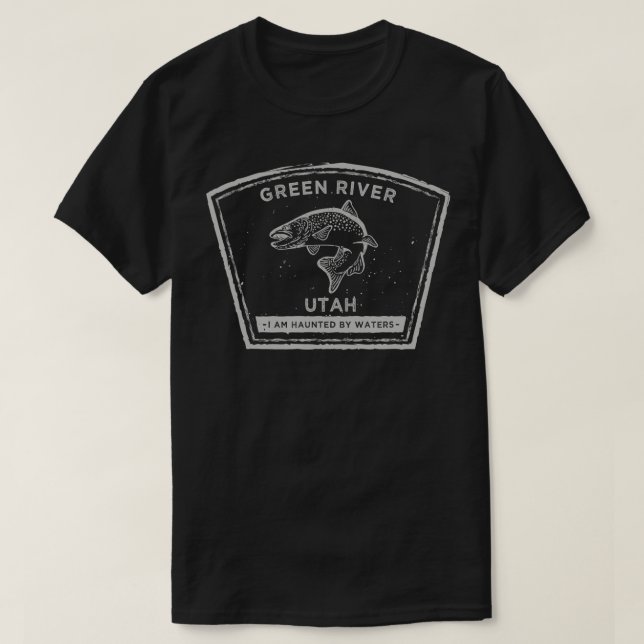 Green River Utah Fly Fishing T-Shirt (Design vorne)