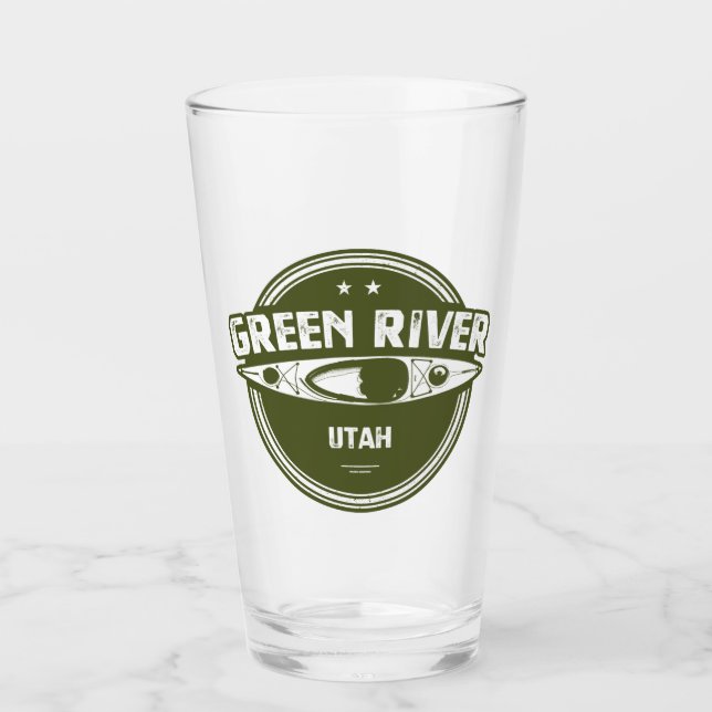 Green River Utah Kayaking Glas (Vorderseite)