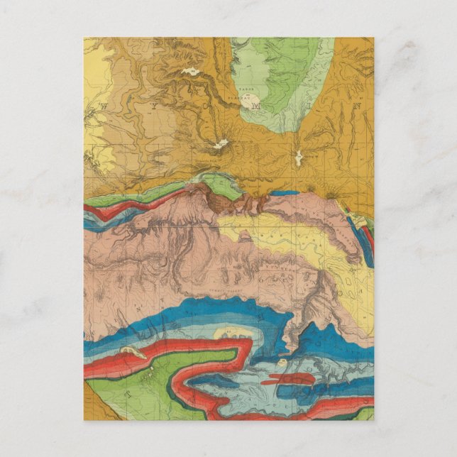 Green River von der Pacific Rail Road der Gewerksc Postkarte (Vorderseite)