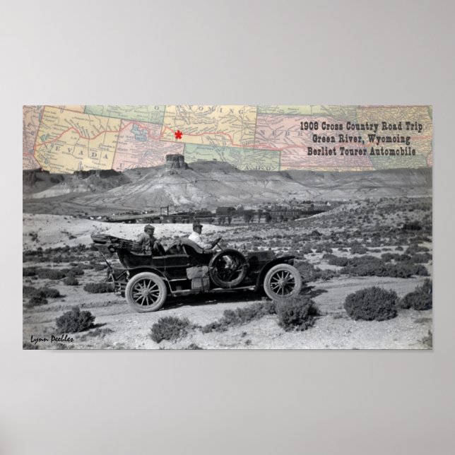Green River WY 1908 Poster (Vorne)