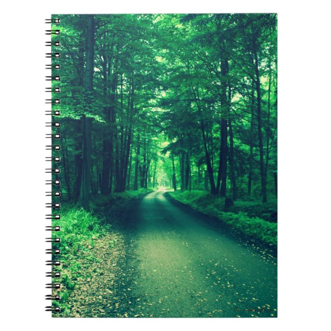 Green Road Notebook Notizblock (Vorderseite)