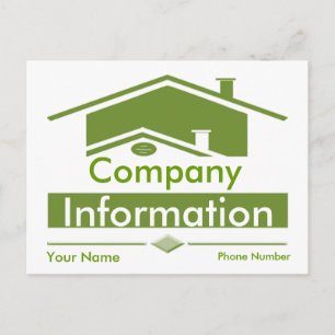 Green Roof Vielen Dank Postkarte