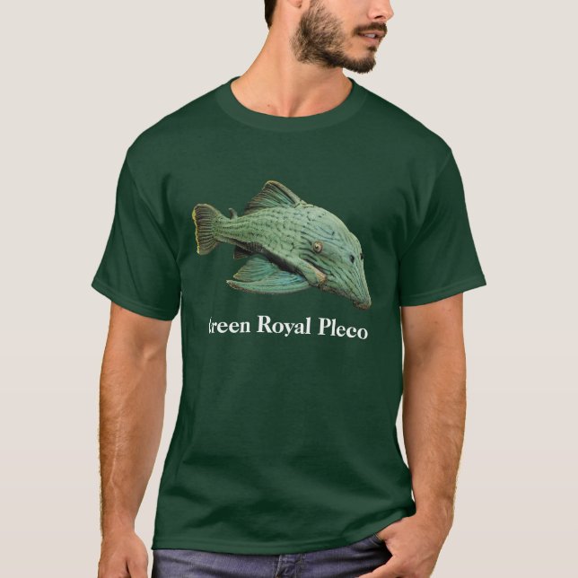 Green Royal Pleco T-Shirt (Vorderseite)