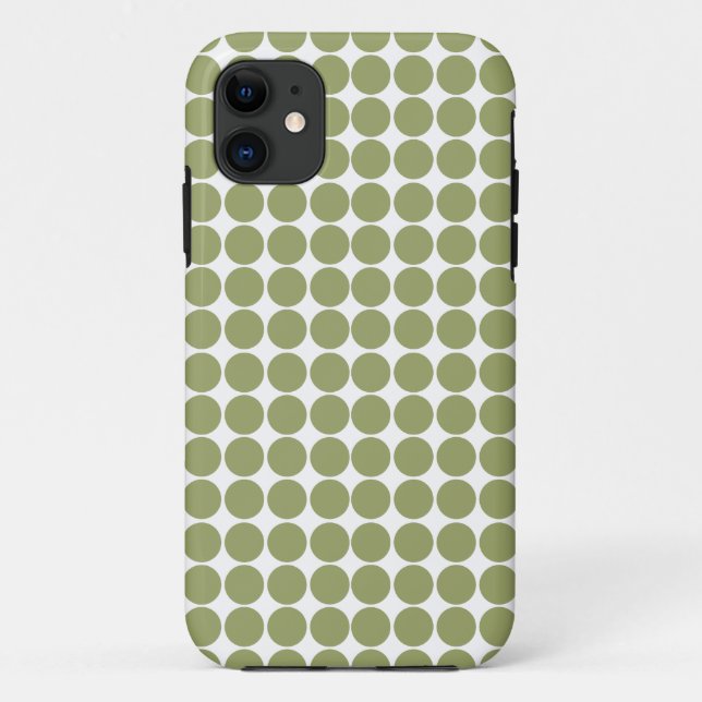 Green Safari Dot Case-Mate iPhone Hülle (Rückseite)