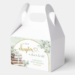 Green Sage Storybook Theme Baby Fevor Box Geschenkschachtel