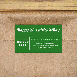 Green Saint Patrick Business Rectangle Aufkleber
