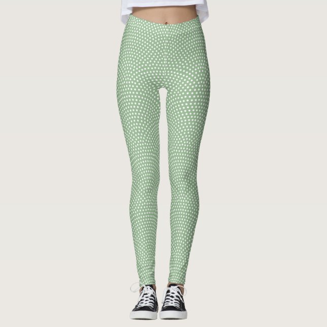 Green Same Komon (Haihaut) Leggings (Vorderseite)
