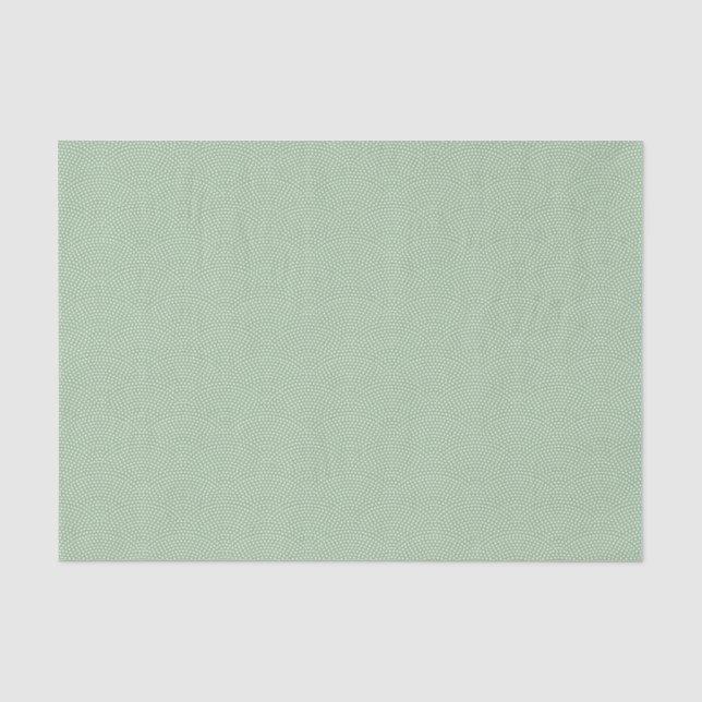 Green Same Komon (klein) Seidenpapier (Vorderseite)