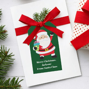 Green Santa Claus Weihnachten Weihnachten an Kinde Geschenkanhänger