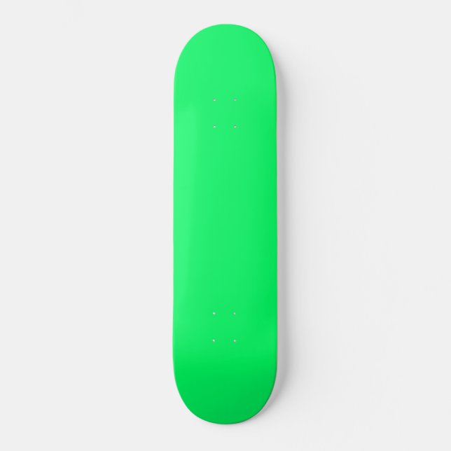 Green Screen Skateboard Deck (Vorderseite)