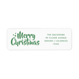 Green Script Niedlich Schriftart Frohe Weihnachten