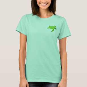 Green Sea Turtle Womens Jacket T-Shirt