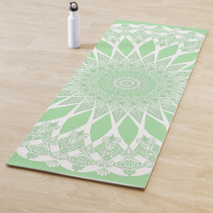 Green Seafoam Tristyns Mandala Yogamatte