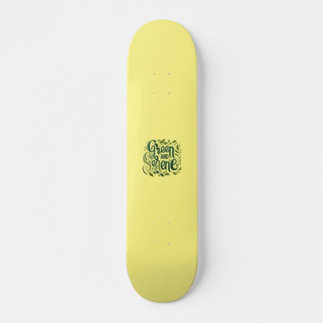 Green Serene Skateboard (Vorne)