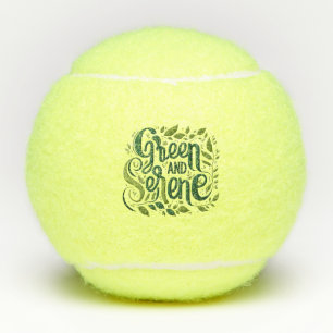 Green Serene Tennisbälle