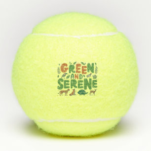 Green Serene Tennisbälle