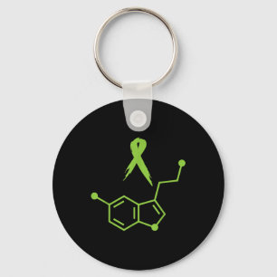 Green Serotonin Tape Mental Health Beach Bewusstse Schlüsselanhänger