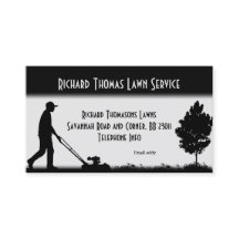 Green Service Landscape G Business Card