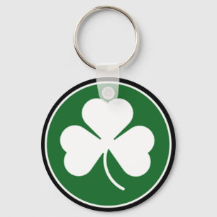 Green Shamrock Schlüsselanhänger