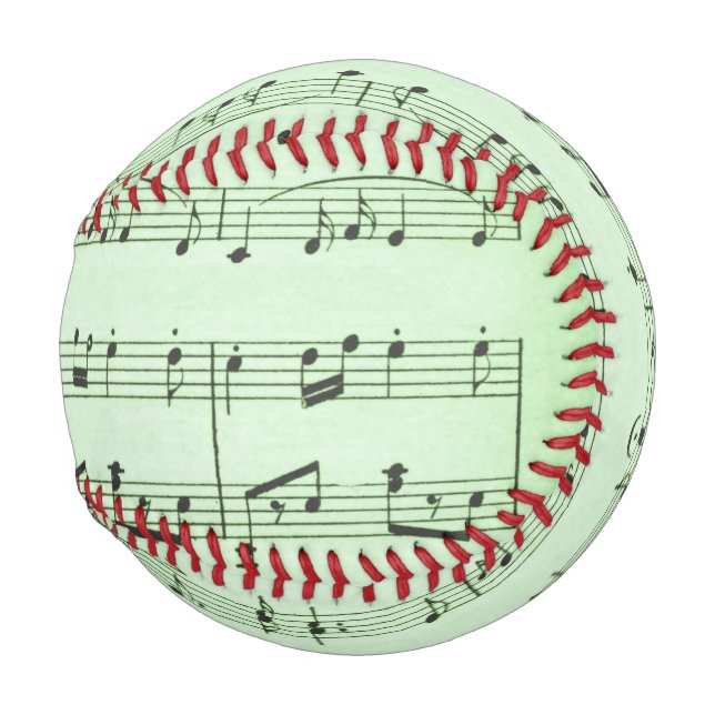 Green Sheet Music Baseball (Vorne Rechts)