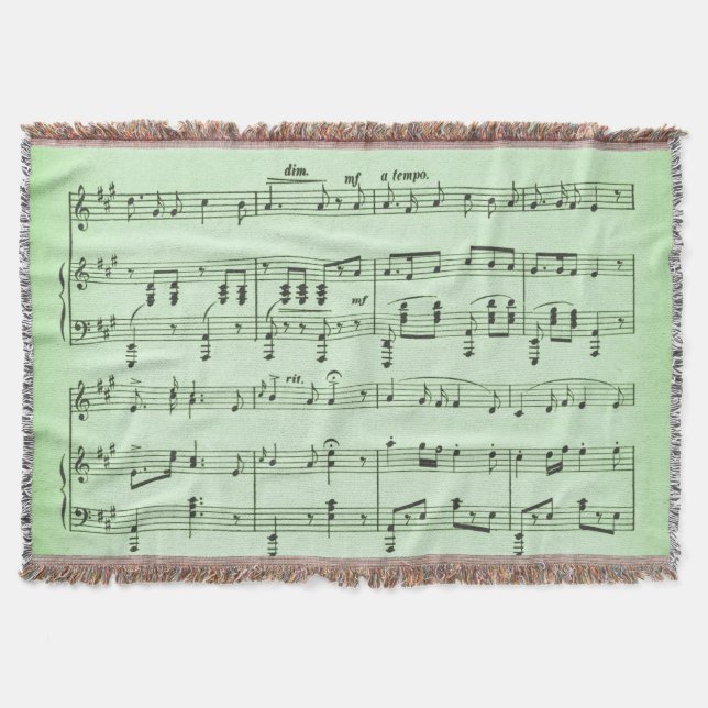Green Sheet Music Decke (Vorderseite)