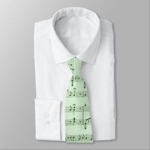Green Sheet Music Krawatte