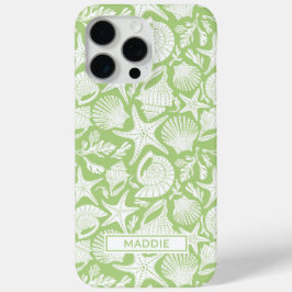Green Shells Personalized Case-Mate iPhone Case