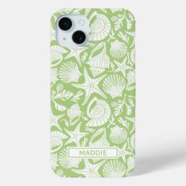 Green Shells Personalized Case-Mate iPhone Hülle