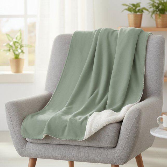 Green Sherpa Blanket for Kids – Soft and Warm Sherpadecke (Von Creator hochgeladen)