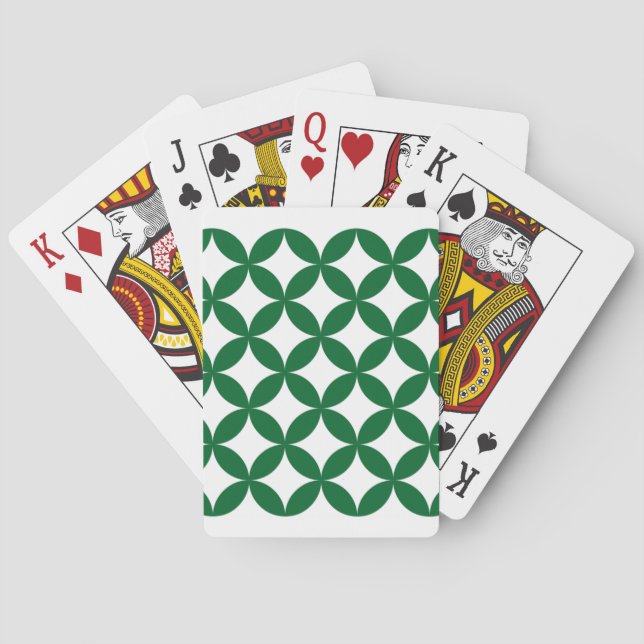 Green Shippo Classic Playing Cards Spielkarten (Rückseite)