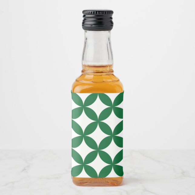 Green Shippo Mini Liquor Label Alkoholflaschenetikett (Vorderseite)