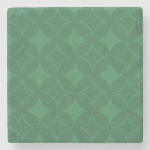 Green Shippo-Muster Steinuntersetzer