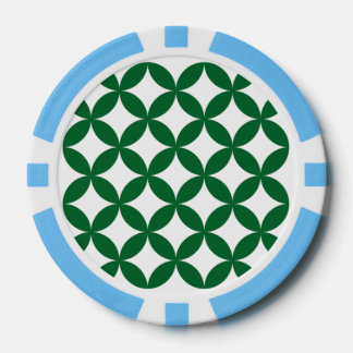 Green Shippo Poker Chips