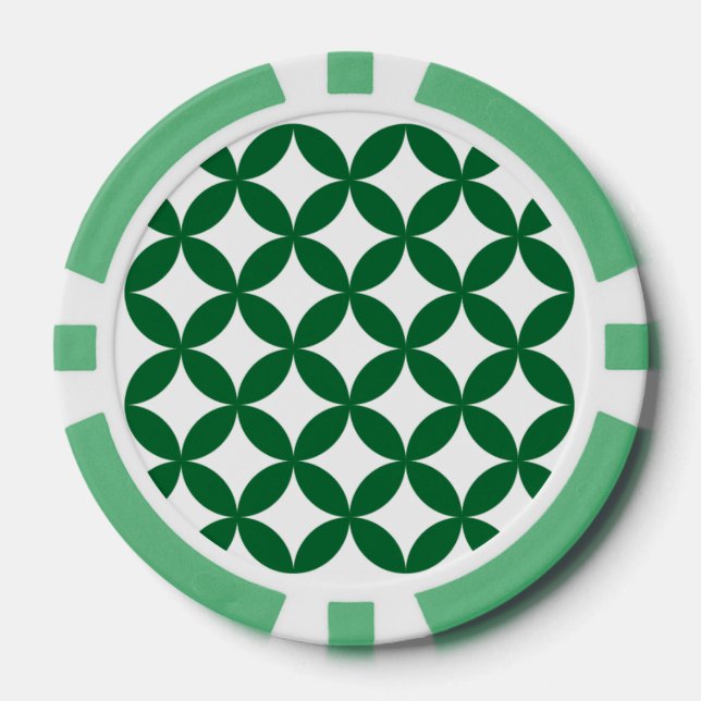 Green Shippo Poker Chips (Vorderseite)