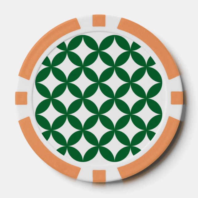Green Shippo Poker Chips (Vorderseite)